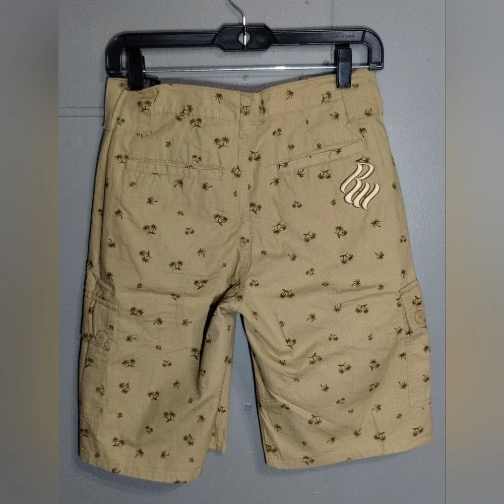 Rocawear Tan Patterned Cargo Shorts 14/29